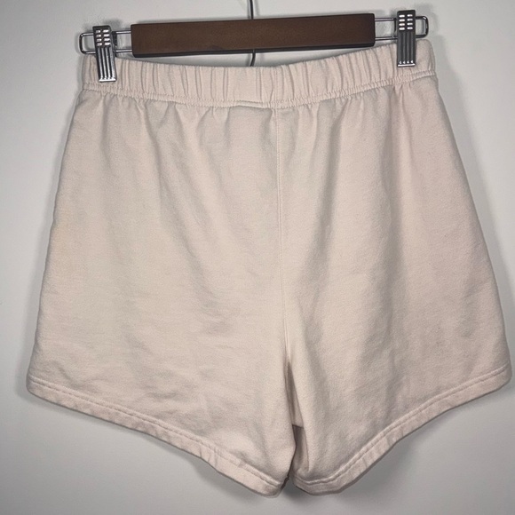adidas Cream High-Rise Elastic Waist Women Athletic/Lounge Shorts Size Small - Picture 5 of 16